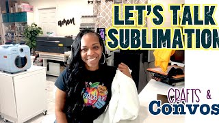 Crafts & Convos | Lets Dust Off These Sublimation Printers | Test Embroidery & Bling Scatter Design
