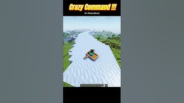 Minecraft crazy command! #minecraft