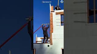 🏠 Did You Know? Houses Can Be Built With Foam Blocks! 😱 #reels #trending #ytshorts #youtube