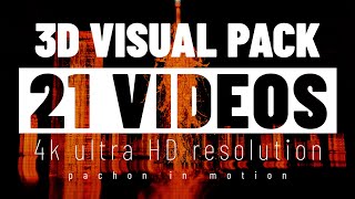3D VISUALS - 25 VIDEOS - PACK: Flow.Form - DOWNLOAD ASSETS
