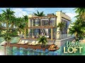 The Sims 4: Speed Build || BEACH LOFT + "FULL" CC LIST