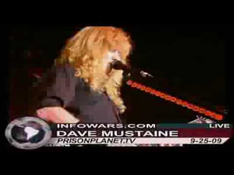 Dave Mustaine'Megadet...  on Alex Jones Tv The End...