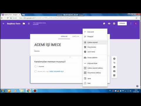 GOOGLE FORMS ile FORM OLUŞTURMA