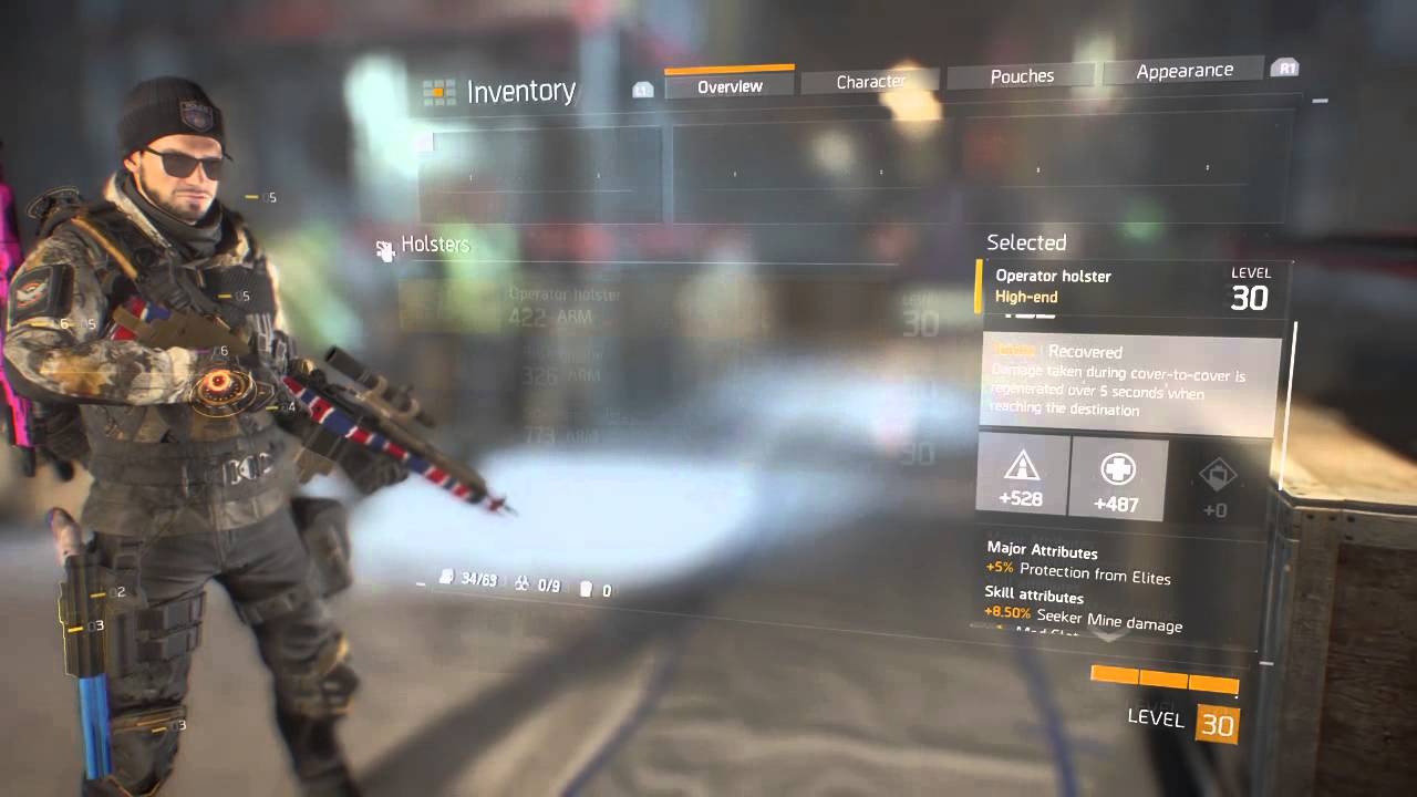 The Division: Updated "High DPS Build" Gear Overview: 240k dps / 85k health (No Commentary)