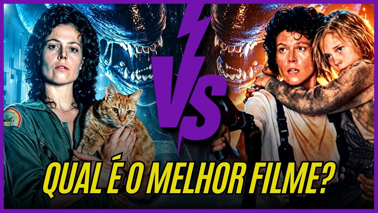 Alien é bom mesmo? E qual é o melhor? | Alien O Oitavo Passageiro VS Aliens O Resgate!