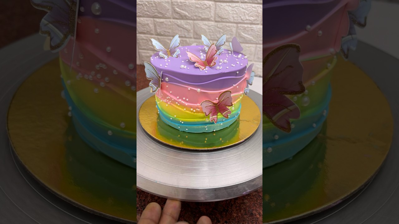 Beautiful butterfly cake design 