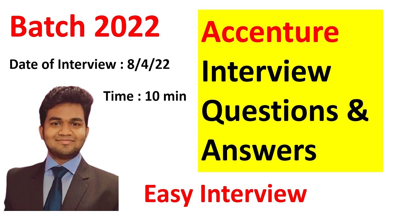 Acccenture Interview Questions & Answers | Accenture latest Interview ...