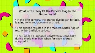 What Is The Story Of The Prince's Flag In The Netherlands? - Exploring The Benelux