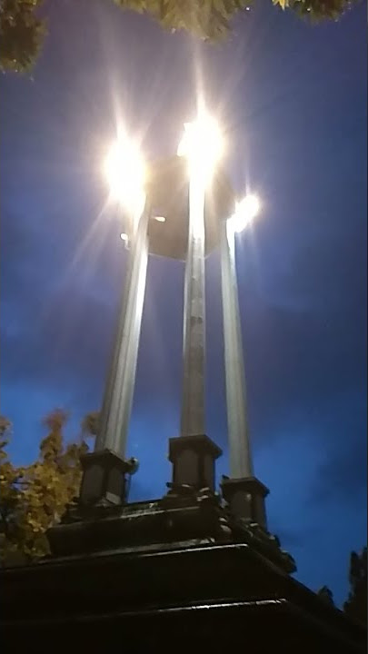 malam hari di alun alun Tulungagung