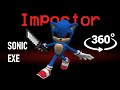 If REAL SONIC EXE was the Impostor 🚀 Among Us Minecraft 360°