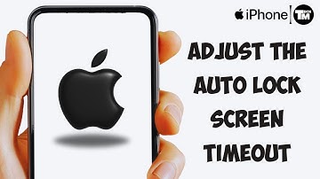 How To Adjust The Auto Lock Screen Timeout Period On iPhone 14/iPhone 14 Pro