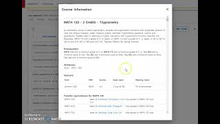 MyDegree: Viewing a Plan