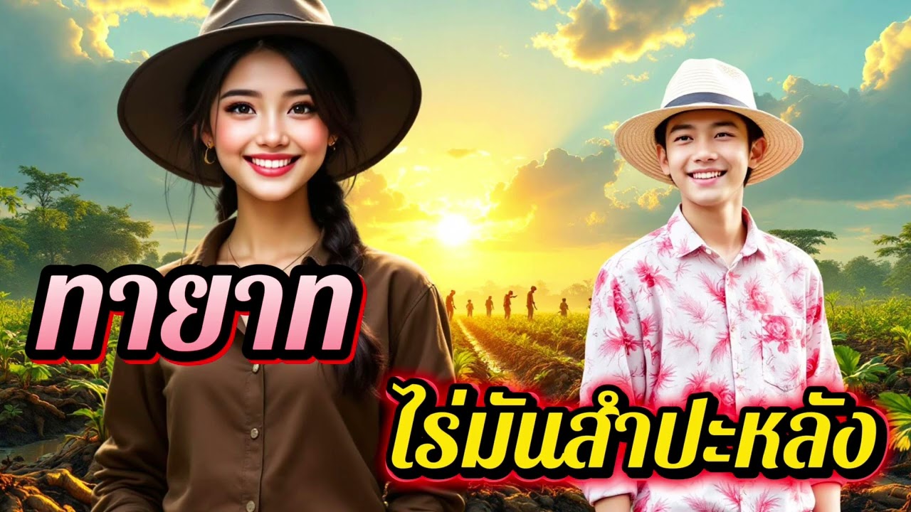 ทายาท ไร่มันสำปะหลัง ￼| พ่อแม่ ทำอาชีพปลูกมัน ก็หวังว่า ลูกชายจะสืบสาน และดีที่มีคนงานสาว ช่วยเหลือ