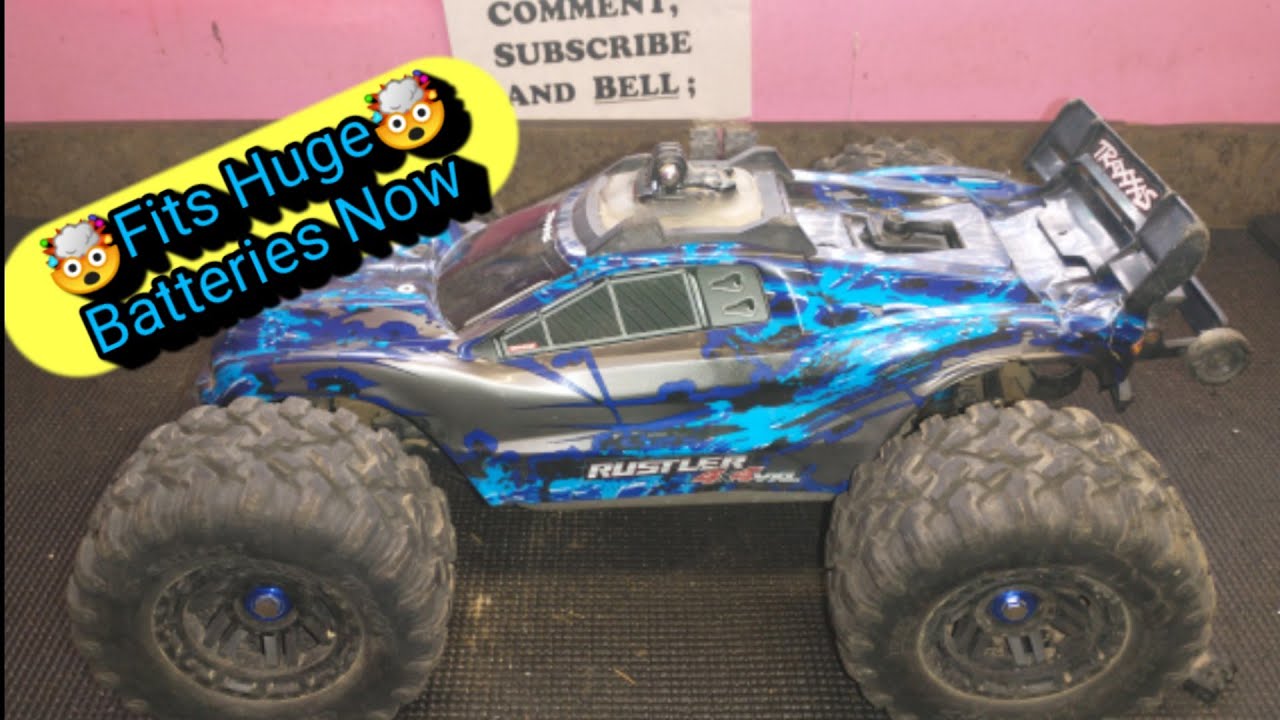 Traxxas Rustler 4×4 Battery Tray Expansion YouTube