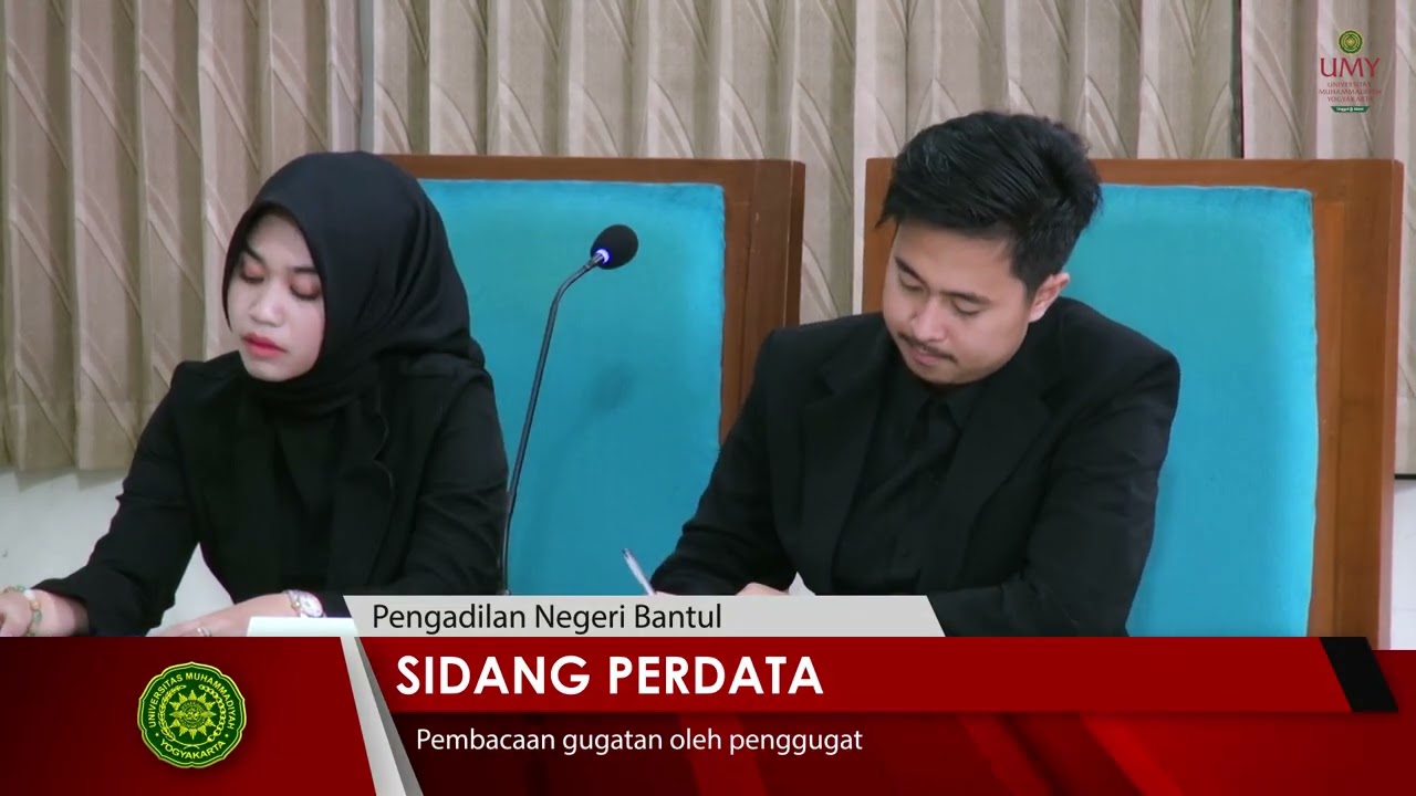 Video Simulasi Praktik Persidangan Peradilan Perdata