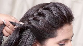 Two side Juda Braid Hairstyle for girls! hair style girl, simple hairstyle, beauty hacks #hairstyles