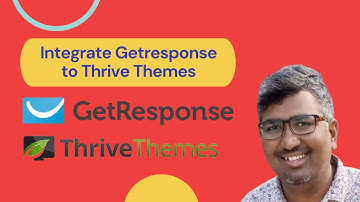 Integrate Getresponse With Thrive Architect