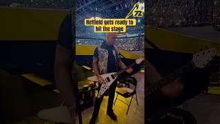 James Hetfield prepares for gig #m72 #m72worldtour #metallica #jameshetfield #music #shorts