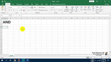 CLASS#02 ||MS-EXCEL FORMULAS|| Formula of AND Logical Function in Urdu - Hindi