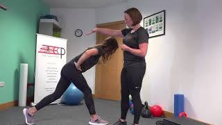 Lunge with Forward Lean