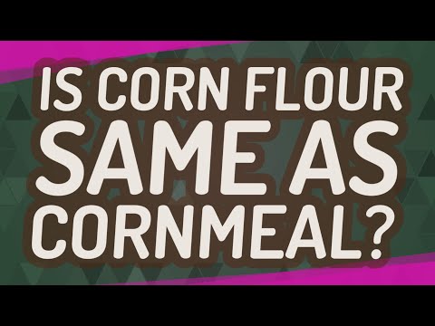 Cornmeal Vs Maizena