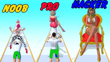 NOOB vs PRO vs HACKER in I Am The Queen - Best Game 3D Andrioi and IOS 2021