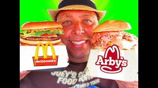 McDonald's® Signature Sriracha Burger & Arby's® Mount Italy Sandwich REVIEWS!
