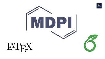 MDPI format - Latex and Overlear