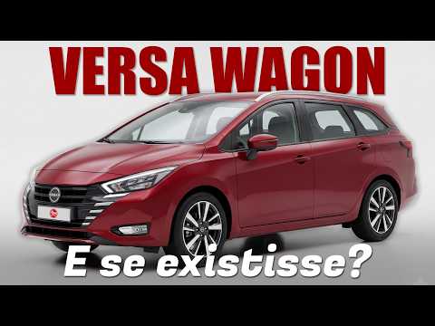 NISSAN VERSA WAGON, e se existisse a perua do Sedan Japonês?