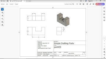 Fusion 360 - Simple Orthographic Isometric Drawing - Part 20