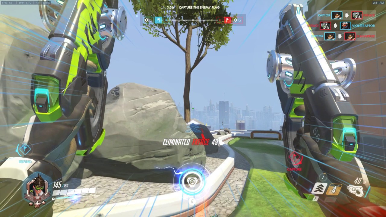 Overwatch Raptors Overwatch CTF: Raptor goes 25 and 3 on Tracer w/ PotG and Score Board ...