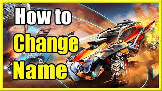 How to Change Name in Rocket League & Epic Name (Fast Method)