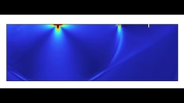 Laser ultrasonic detection COMSOL simulation is used to detect defects in aluminum plates,