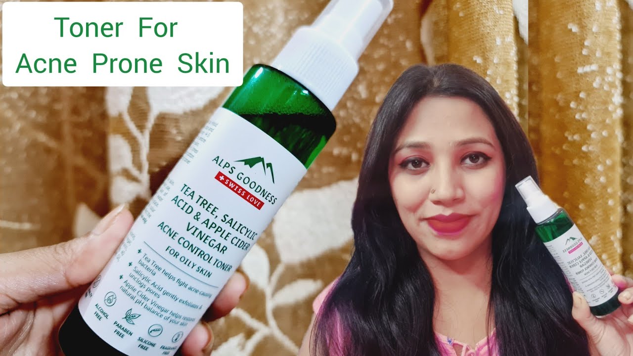 Alps Goodness Acne Control Toner Review//TeaTree,SalicylicAcid,AppleCiderVinegar