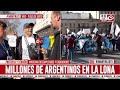 Protesta y tensión: plaza de Mayo blindada