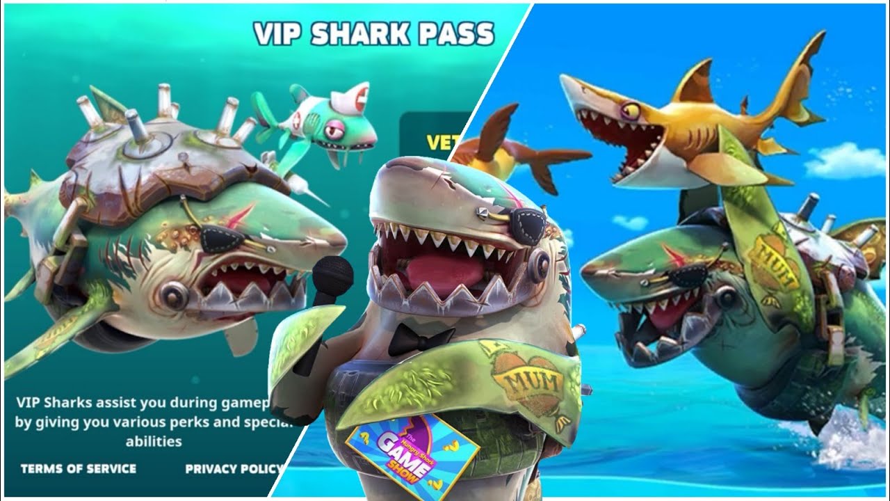ALL NEW VIP SHARKS (HUNGRY SHARK WORLD) 