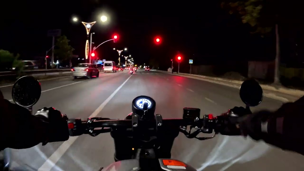 MY BRIXTON CROSSFIRE 125 LC | NIGHT DRIVE | 4K | TÜRKİYE/KOCAELİ