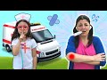 ANNY FINGE BRINCAR DE SER MÉDICA e SALVA a MAMÃE DODÓI / Pretend Play With Doctor