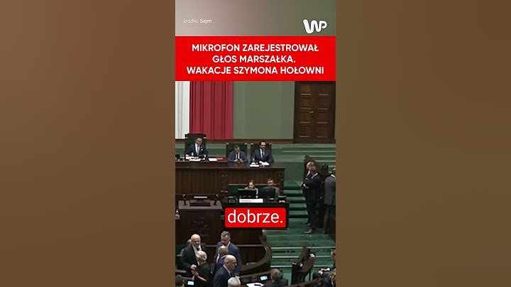 Mikrofon zarejestrował głos marszałka Szymona Hołowni. Jak spędził wakacje?