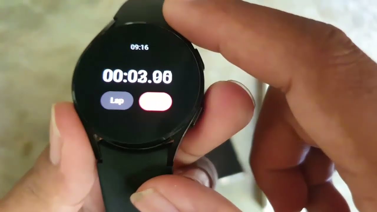 Samsung Galaxy Watch4 How to change stopwatch style YouTube