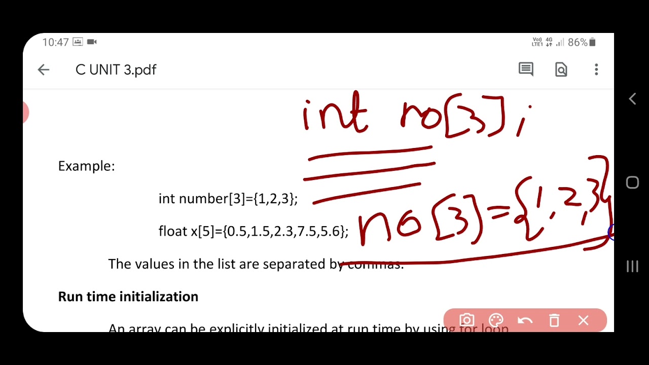 One-D Array part1 - YouTube