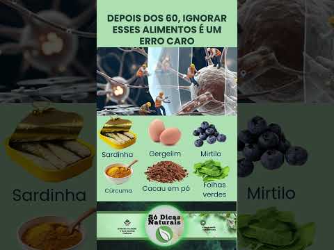 ALIMENTOS que seu Médico NÃO LEMBROU de te Recomendar para a MEMÓRIA. #shorts #saúdecerebral