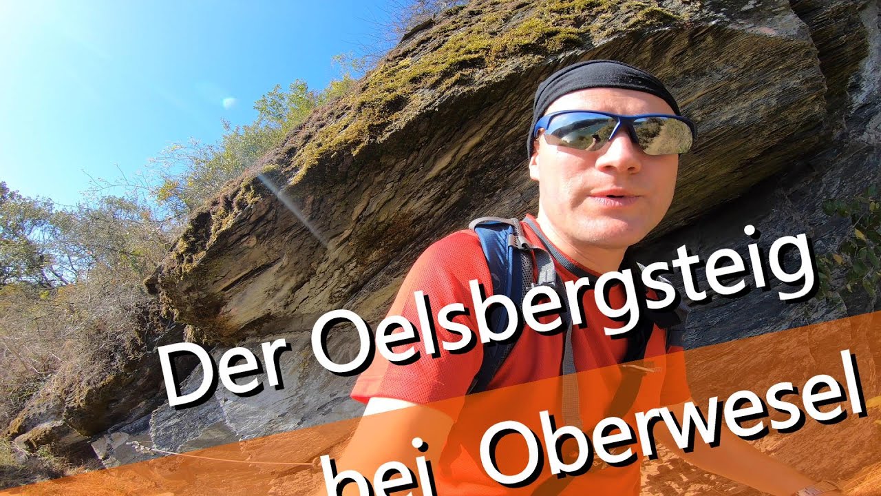 Der Oelsbergsteig, ein einfacher Klettersteig bei Oberwesel am Rhein - Wanderung zum Loreleyblick