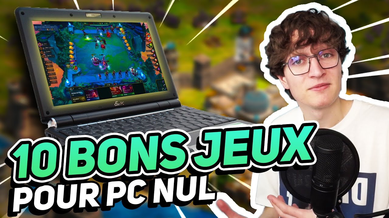 10 BONS JEUX pour un PC pas puissant ! (j'y joue vraiment) 