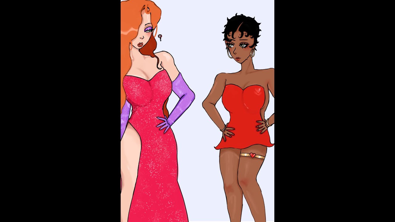 betty boop, jessica rabbit, betty boop meets jessica rabbit, be...