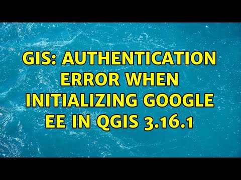 GIS: Authentication error