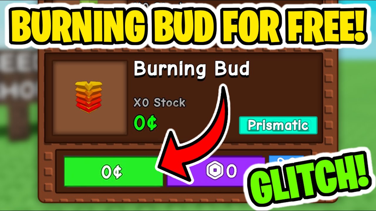 HOW TO GET BURNING BUD SEED IN GROW A GARDEN FOR FREE (GLITCH 2025)