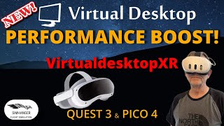 Get The Best Wireless Performance With VirtualdesktopXR Now! | Quest 3 & Pico 4 | MSFS Stress Test screenshot 4