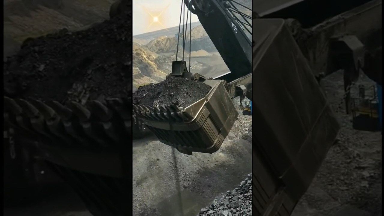 Gigantic excavation bucket 