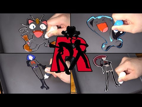 Pokemon <strong>Team</strong> Rocket Pancake Art - Jessie, <strong>James</strong>, Meowth, Wobbuffet